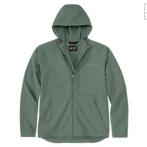 Carhartt Men's Green Hooded Windbreaker